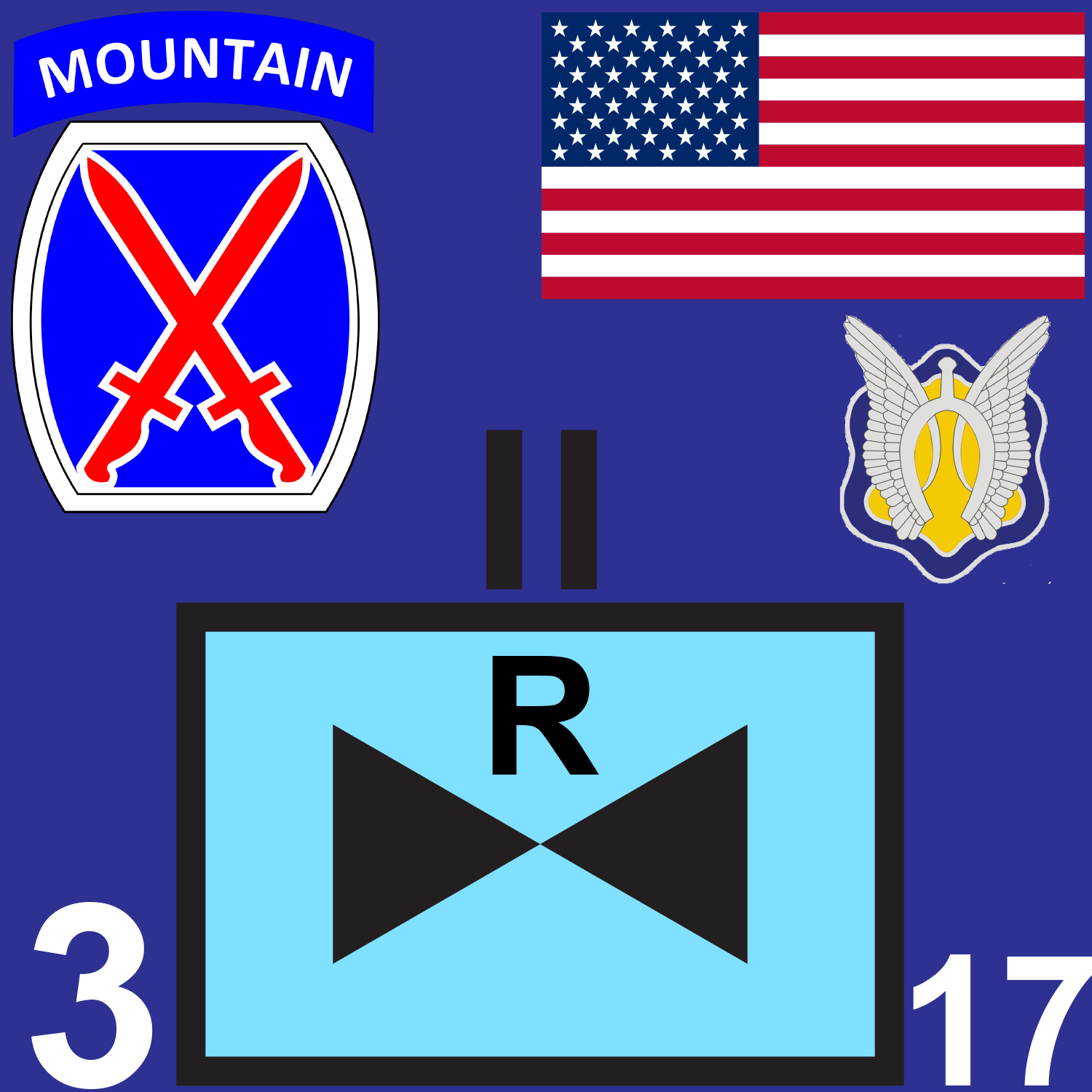 BLU 3-17 CAV (R) short v1